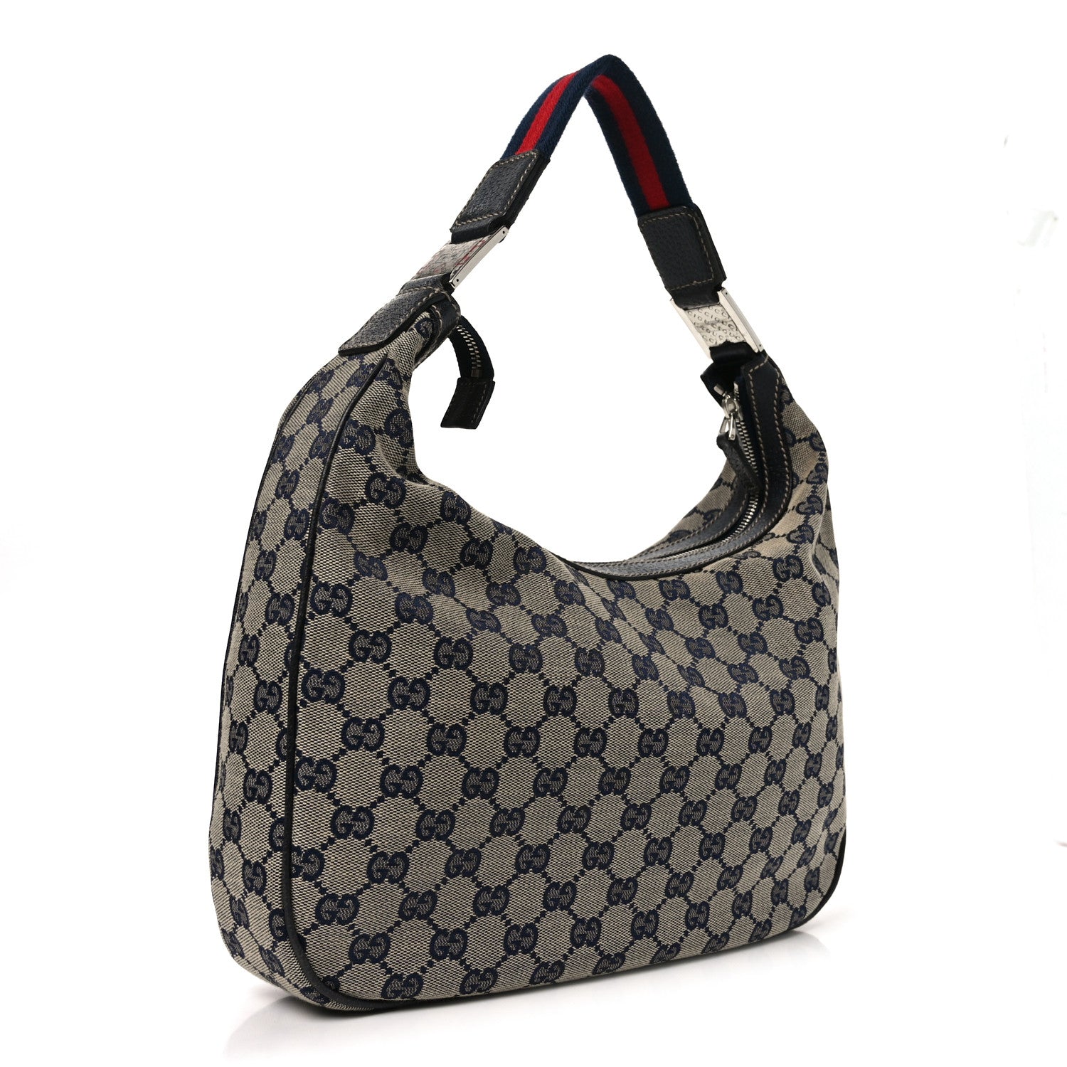 Gucci Monogram Medium Pop Hobo Navy 3 of 10