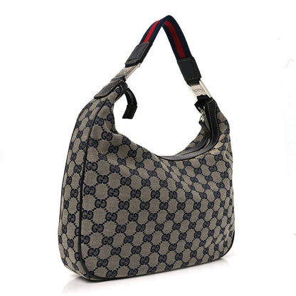 Gucci Monogram Medium Pop Hobo Navy 3 of 10