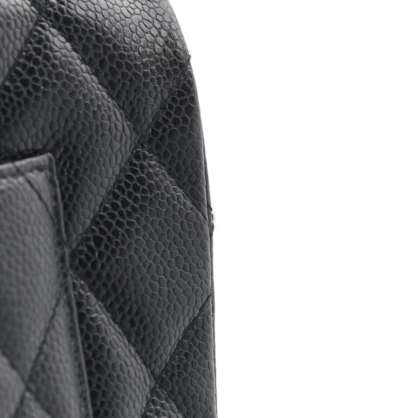Caviar Quilted Jumbo Single Flap Black