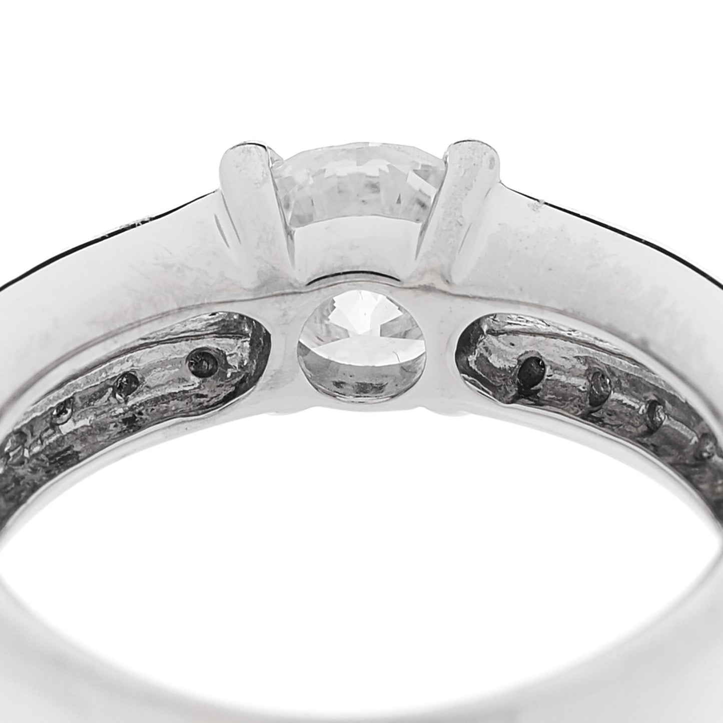 Platinum Diamond 1.00ctw Round Engagement Ring  50 5.5