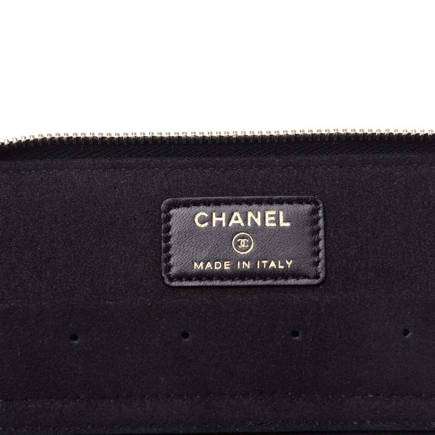 Lambskin Quilted Jewelry Case Black