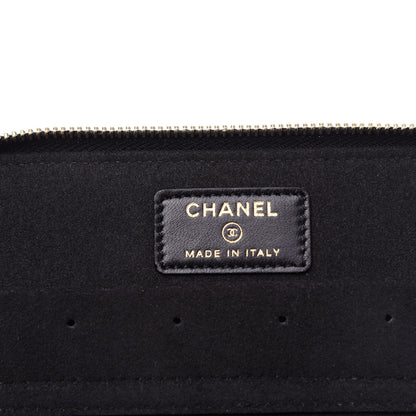 Chanel Lambskin Quilted Jewelry Case Black 7 of 9