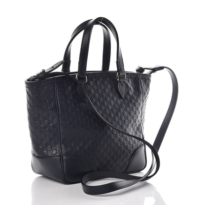 Gucci Microguccissima Small Bree Tote Navy 3 of 9