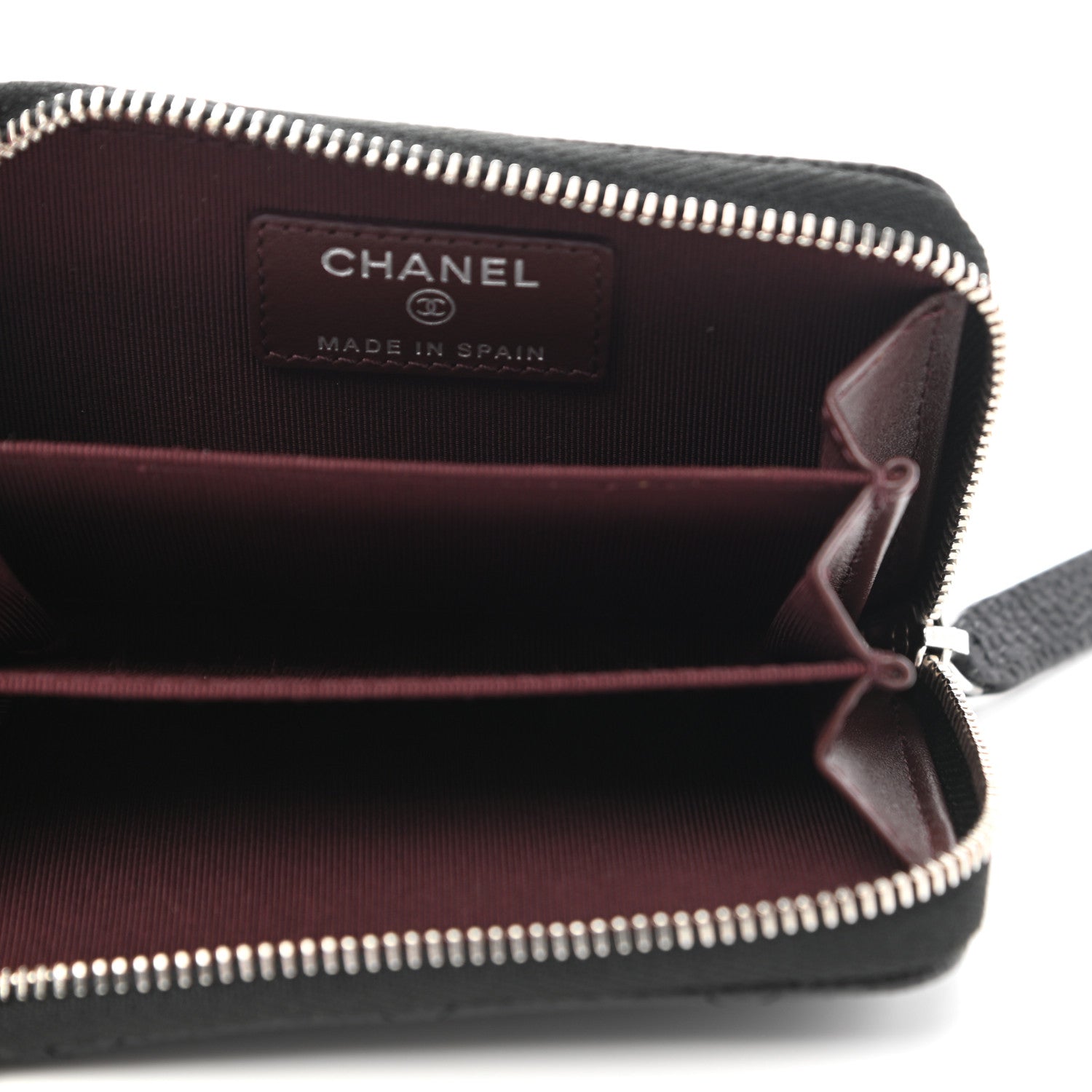 Chanel Caviar Quilted Classic Zipped Coin Purse Black 5 of 8