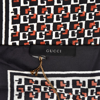Gucci Silk Scarf Black 4 of 4
