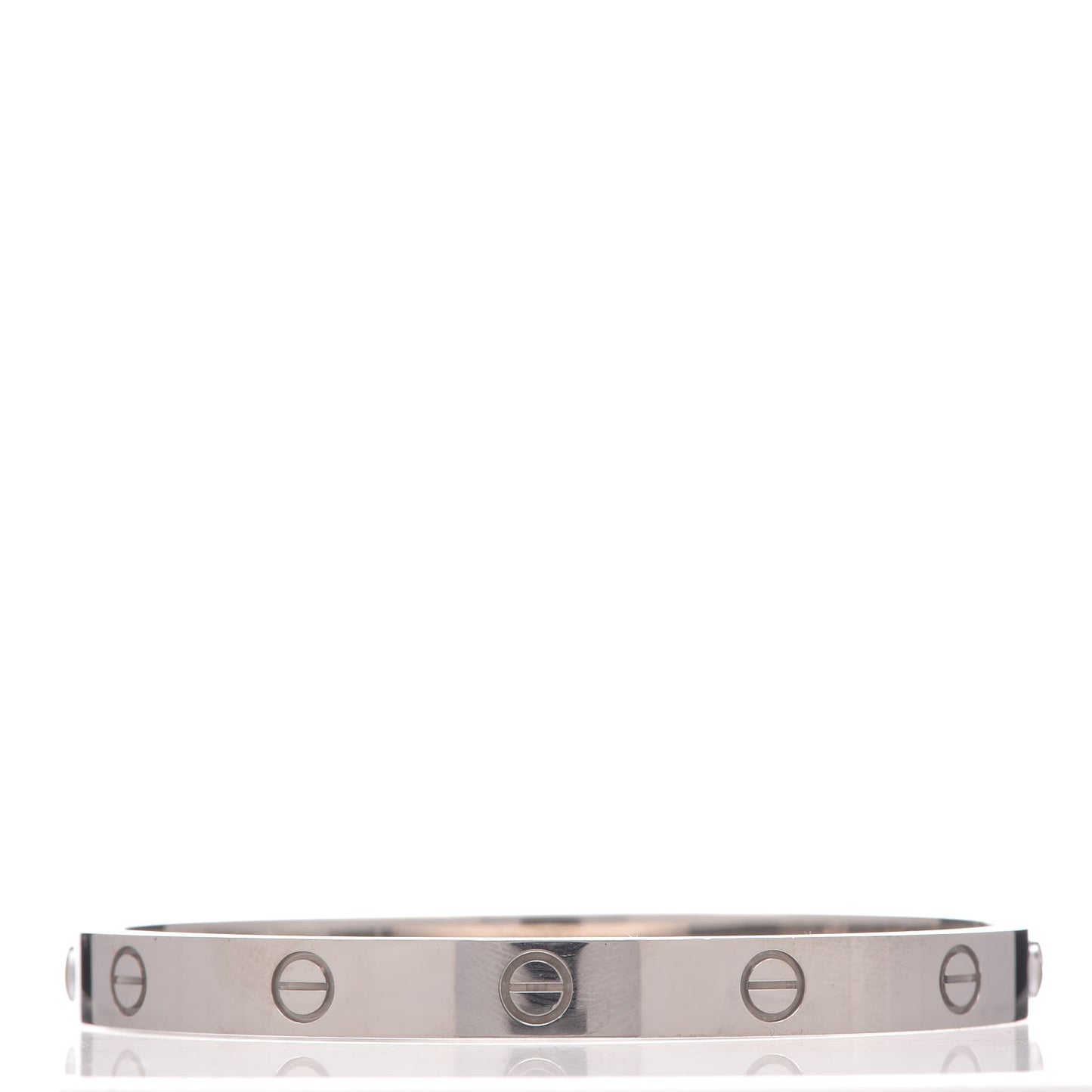 18K White Gold LOVE Bracelet 18