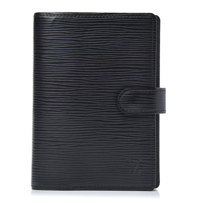 Louis Vuitton Epi Small Ring Agenda Cover Black 1 of 9