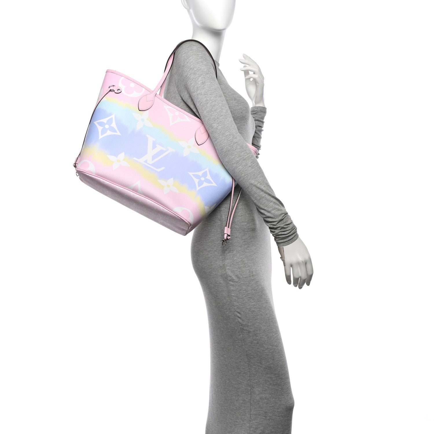 Louis Vuitton Monogram Escale Neverfull MM Pastel 2 of 11