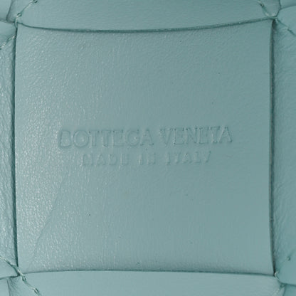 Bottega Veneta Nappa Maxi Intrecciato Small Cassette Bucket Bag Topazio Silver 6 of 9
