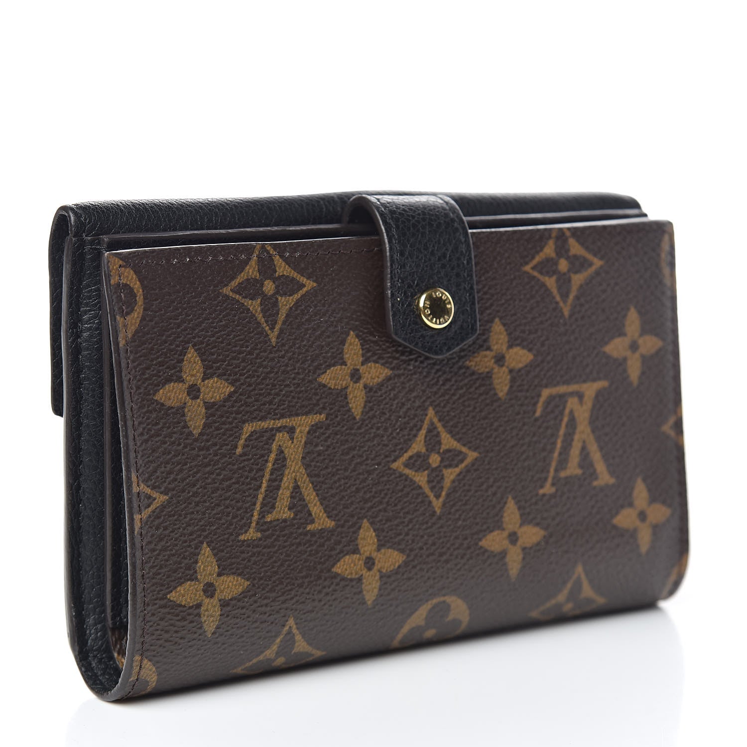 Louis Vuitton Monogram Pallas Compact Wallet Black 3 of 10