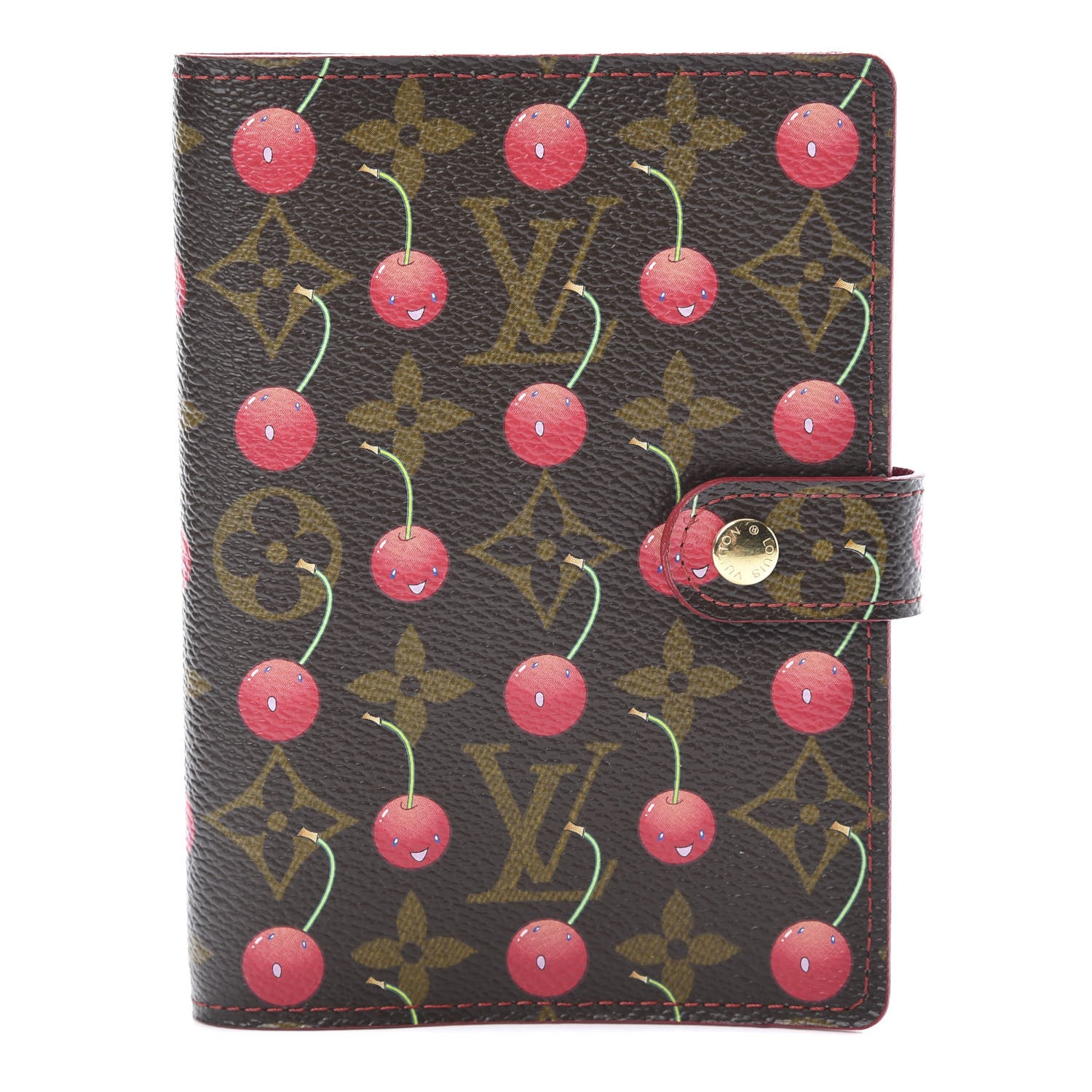 Louis Vuitton Monogram Cerises Small Ring Agenda Cover 1 of 8