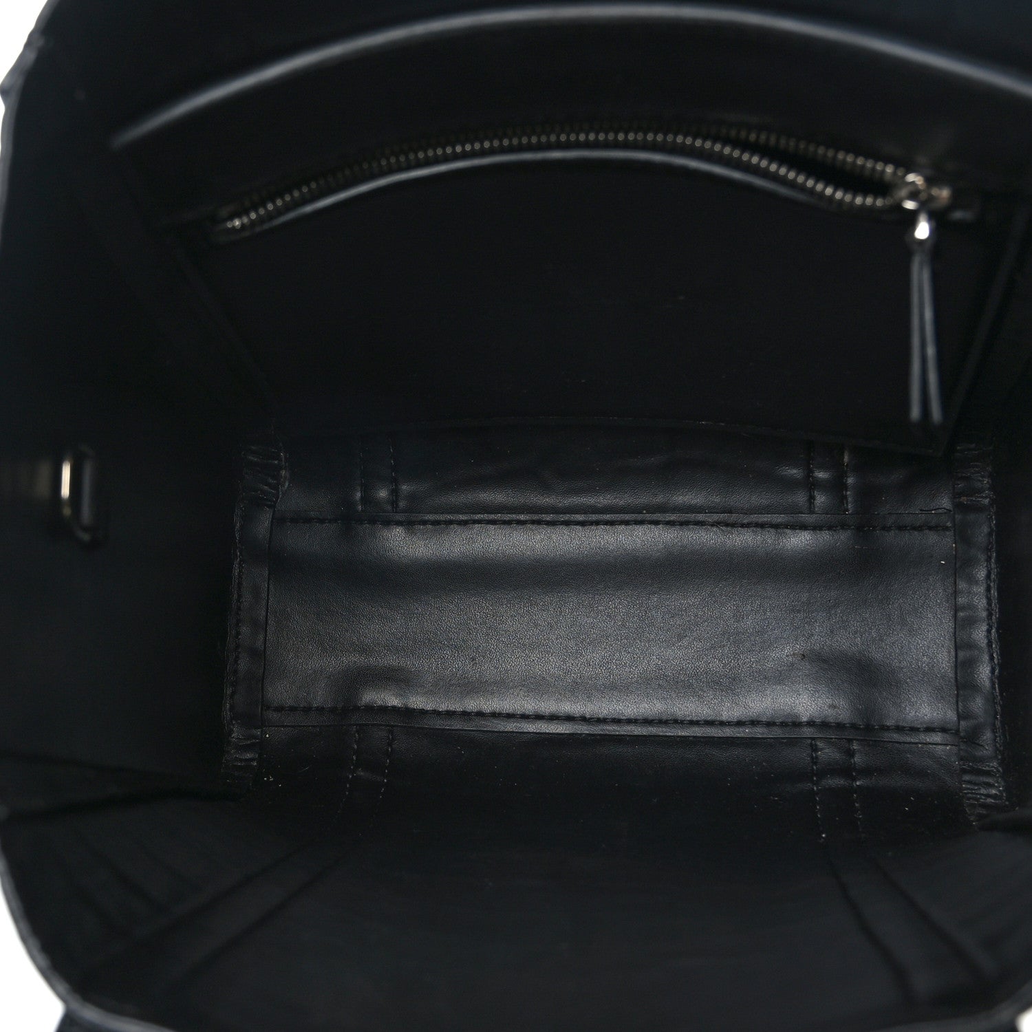 Balenciaga Shiny Calfskin Logo Crocodile Embossed XXS Everyday Tote Black 5 of 8