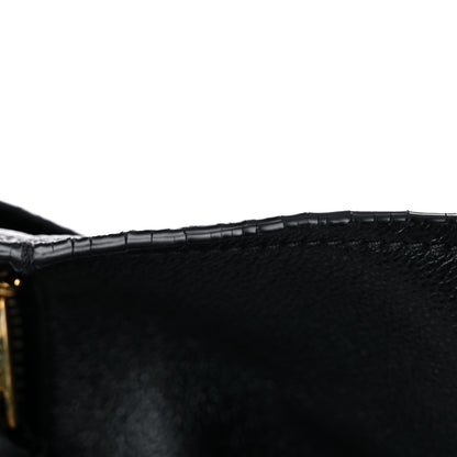 Tom Ford Grained Calfskin Sedgwick Medium Zipper Tote Black 19 of 20