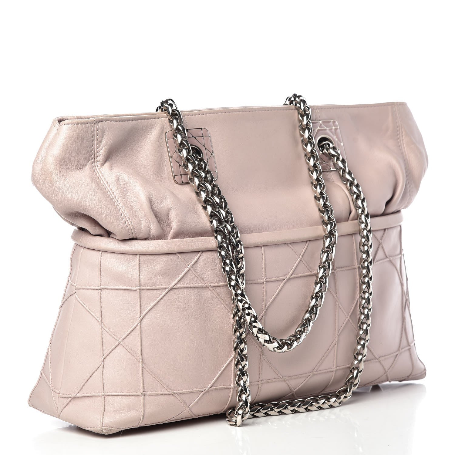 Christian Dior Lambskin Cannage Dior So Dior Tote Pink 3 of 13