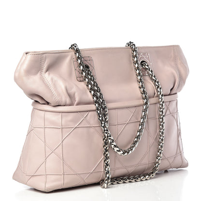 Christian Dior Lambskin Cannage Dior So Dior Tote Pink 3 of 13