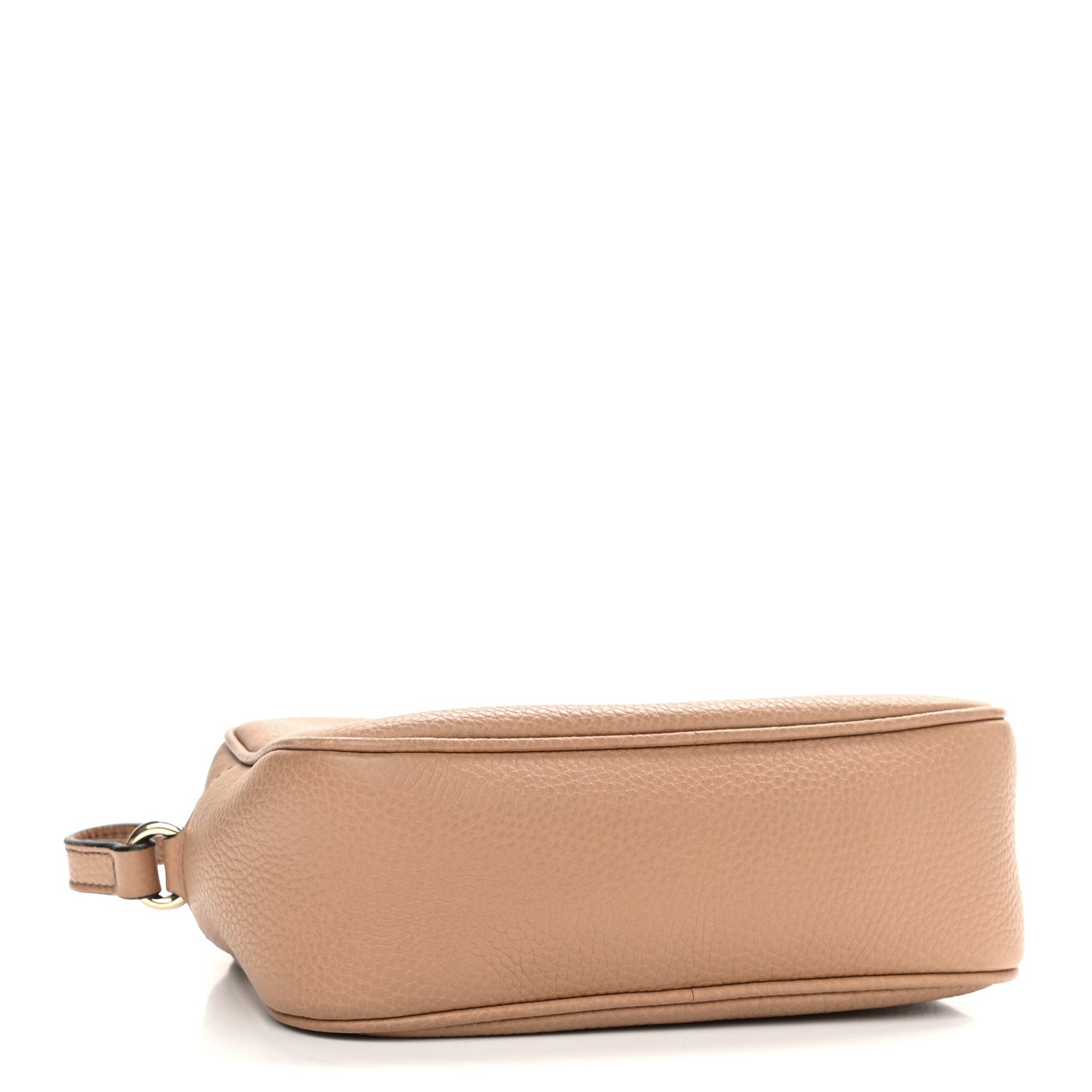 Pebbled Calfskin Small Soho Disco Bag Camelia