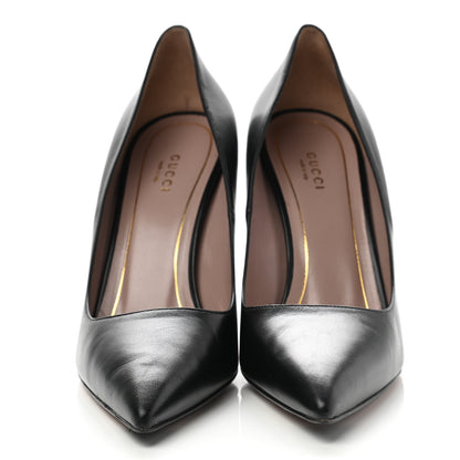 Gucci Calfskin Horsebit Pumps 40 Black 2 of 9
