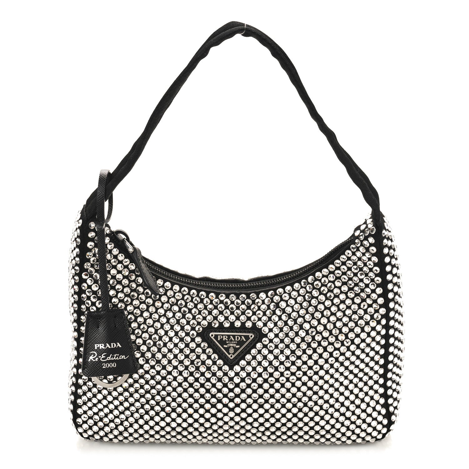 Prada Satin Crystal Mini Re-Edition 2000 Bag Cristal 1 of 9