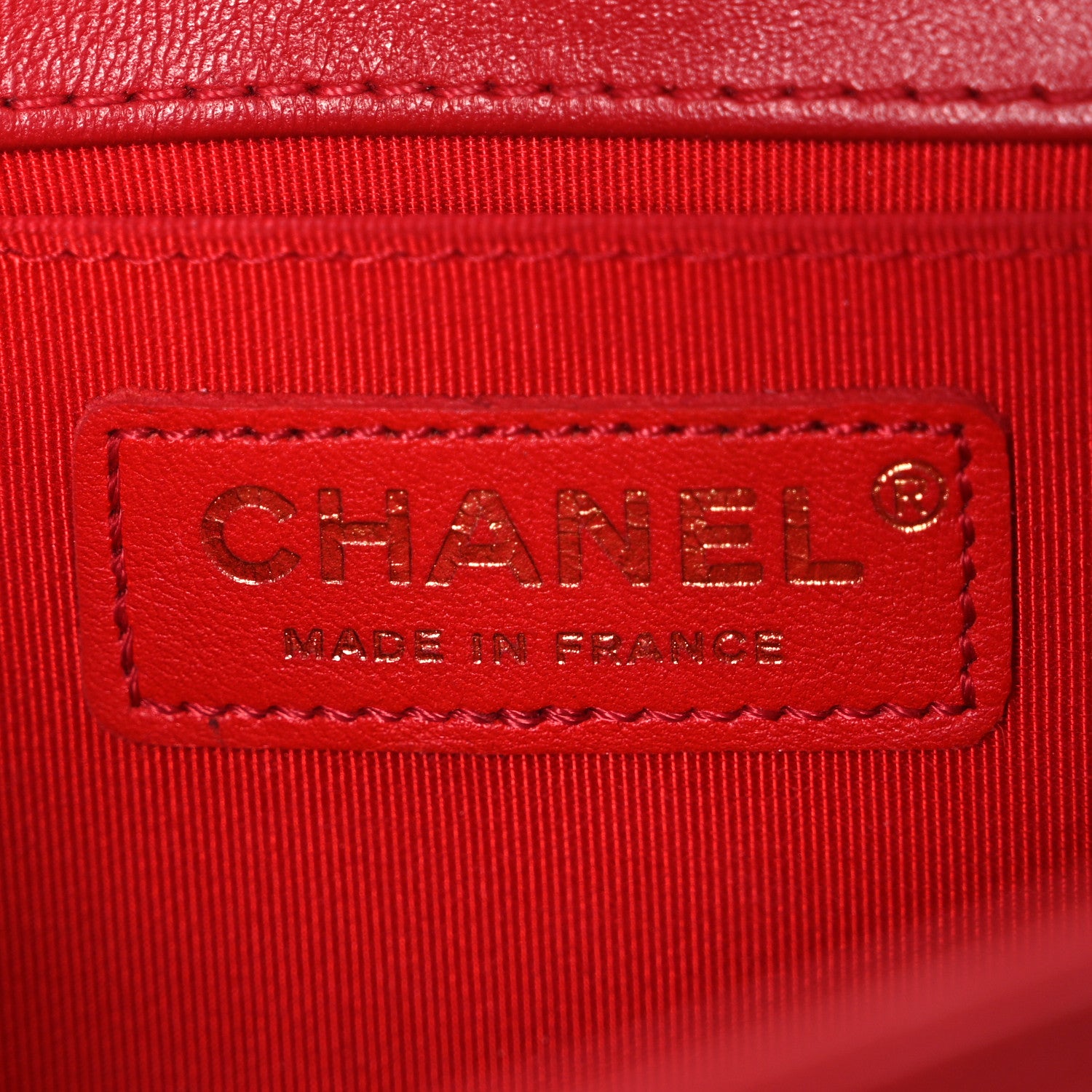 Chanel Lambskin Quilted Small Boy Flap Red 5 of 9