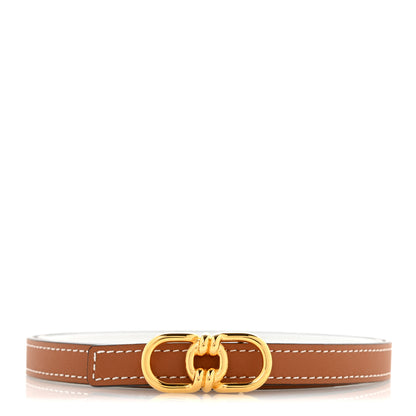 Hermes Swift Epsom 13mm Ancre Belt 75 30 White Gold 1 of 7