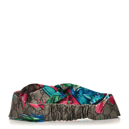Gucci Silk Monogram Chinese New Year Rooster Print Headband 2 of 4