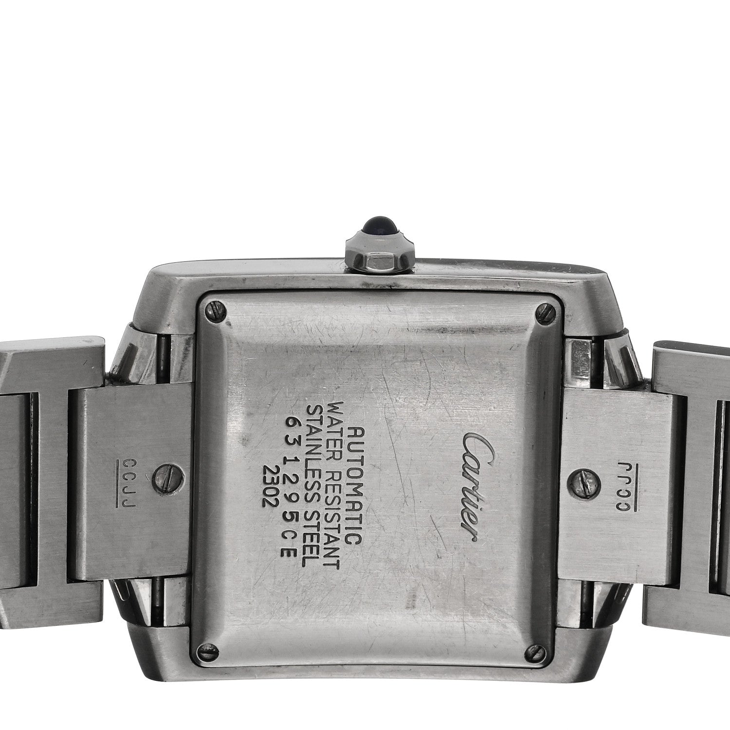 Cartier Stainless Steel 28mm Tank Francaise Automatic Watch 4 of 5