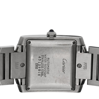Cartier Stainless Steel 28mm Tank Francaise Automatic Watch 4 of 5