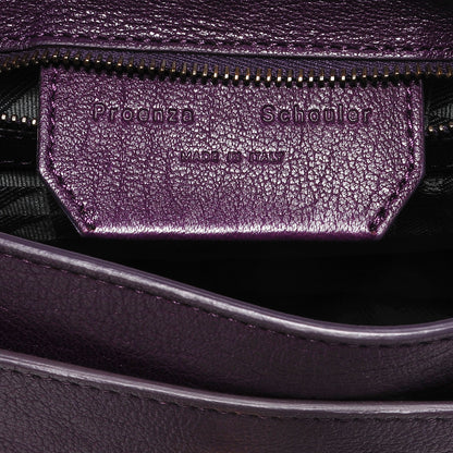 Proenza Schouler Lambskin PS1 Mini Pouch Messenger Bag Grape Jam 10 of 11