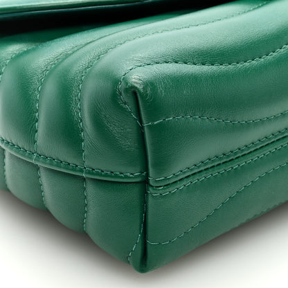 Louis Vuitton Calfskin New Wave Chain Bag MM NM Emerald 7 of 8