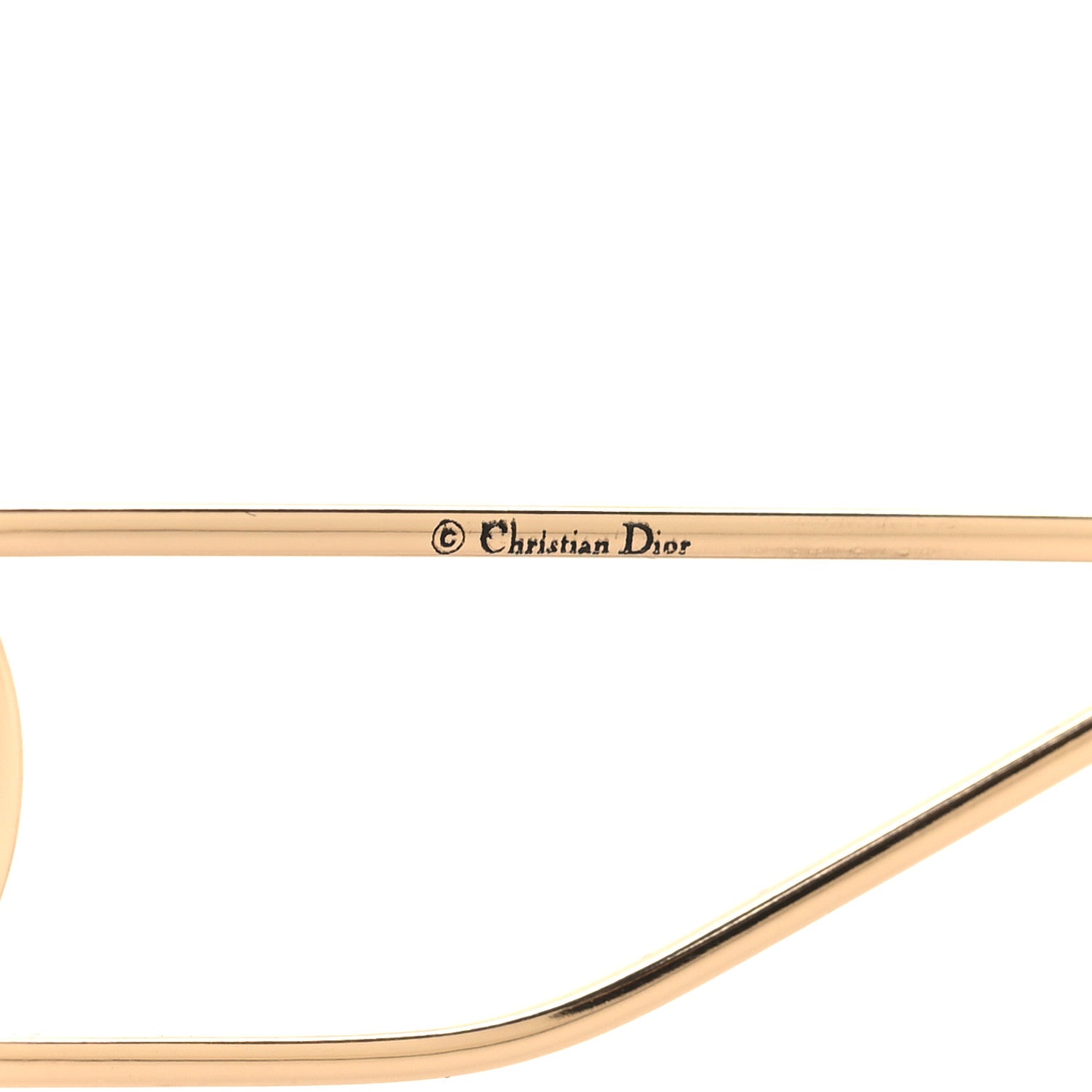 Christian Dior CHRISTIAN DIOR Rectangular 30 Montaigne 1 Sunglasses Black Gold 6 of 8
