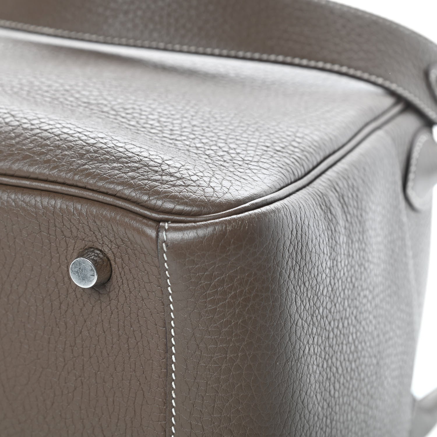 Hermes Taurillon Clemence Lindy 30 Etoupe 11 of 12
