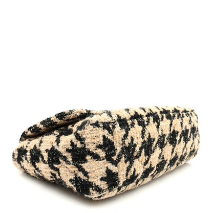 Chanel Tweed Maxi Chanel 19 Flap Beige Black 4 of 10