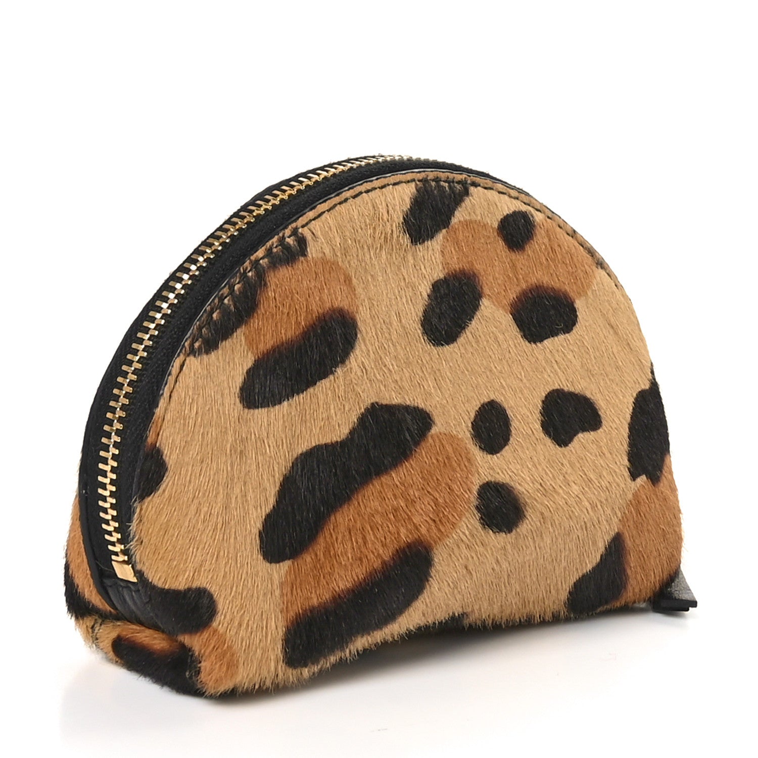 Prada Calf Hair Leopard Print Coin Purse Miele 3 of 9