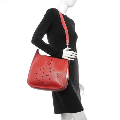 Hermes Ardennes Evelyne GM Rouge Vif 2 of 13