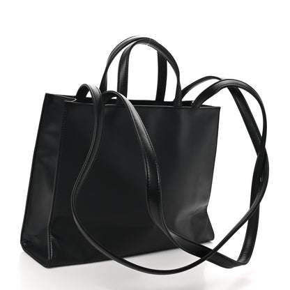 Telfar Vegan Leather Medium Shopping Bag Black 3 of 9
