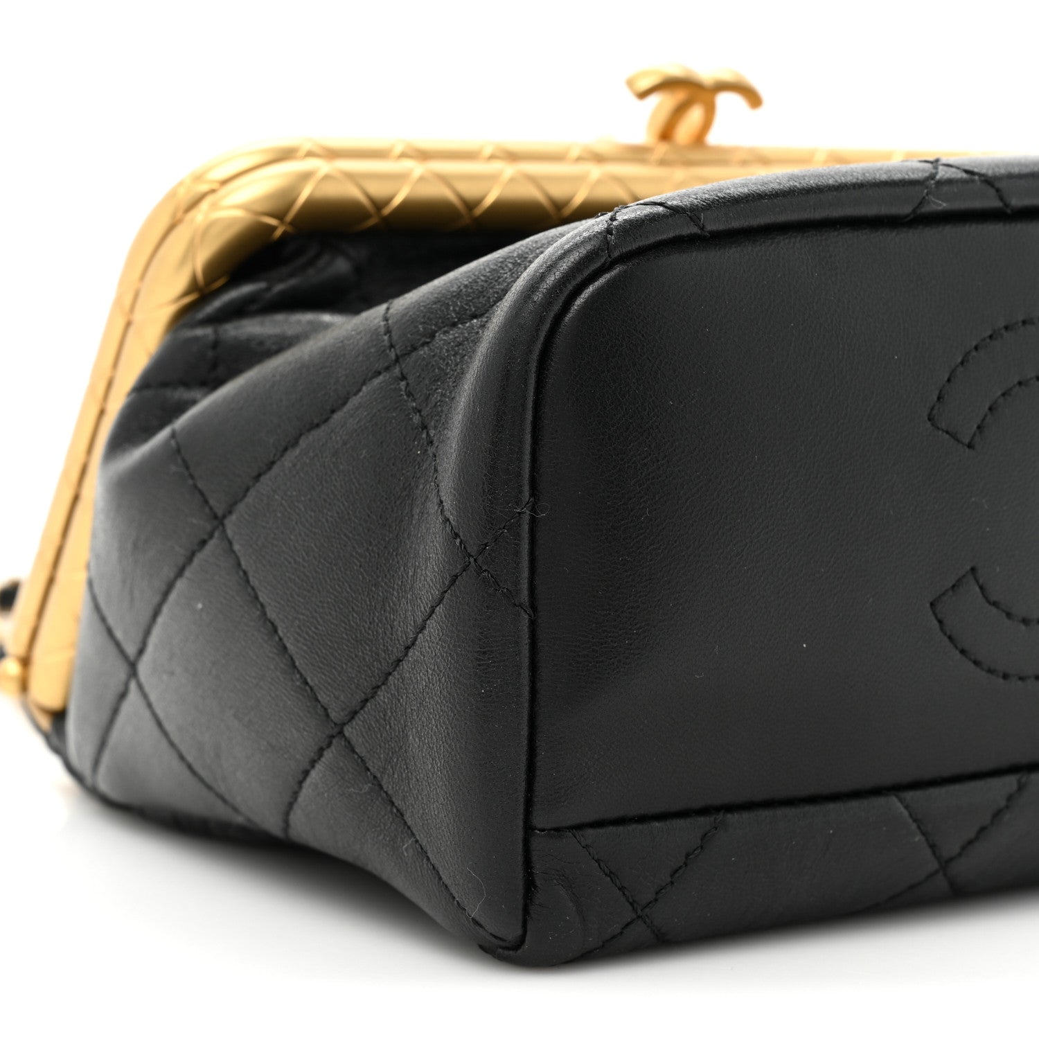 Chanel Lambskin Quilted My Crush Bag Black 9 of 9