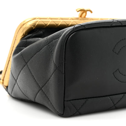 Chanel Lambskin Quilted My Crush Bag Black 9 of 9