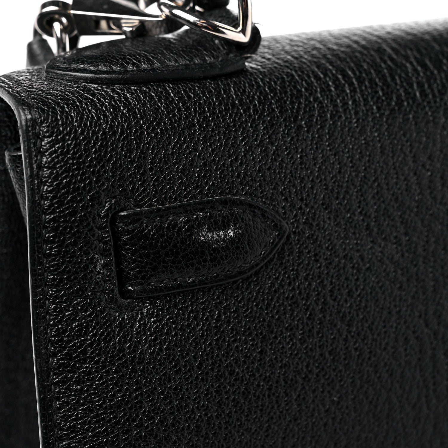 Hermes Chevre Mysore Kelly Sellier 28 Black 20 of 21