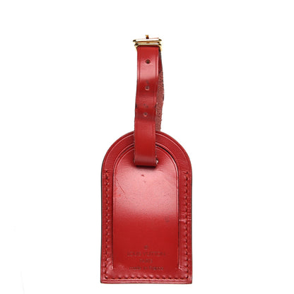Louis Vuitton Calfskin Luggage Tag Red 1 of 5