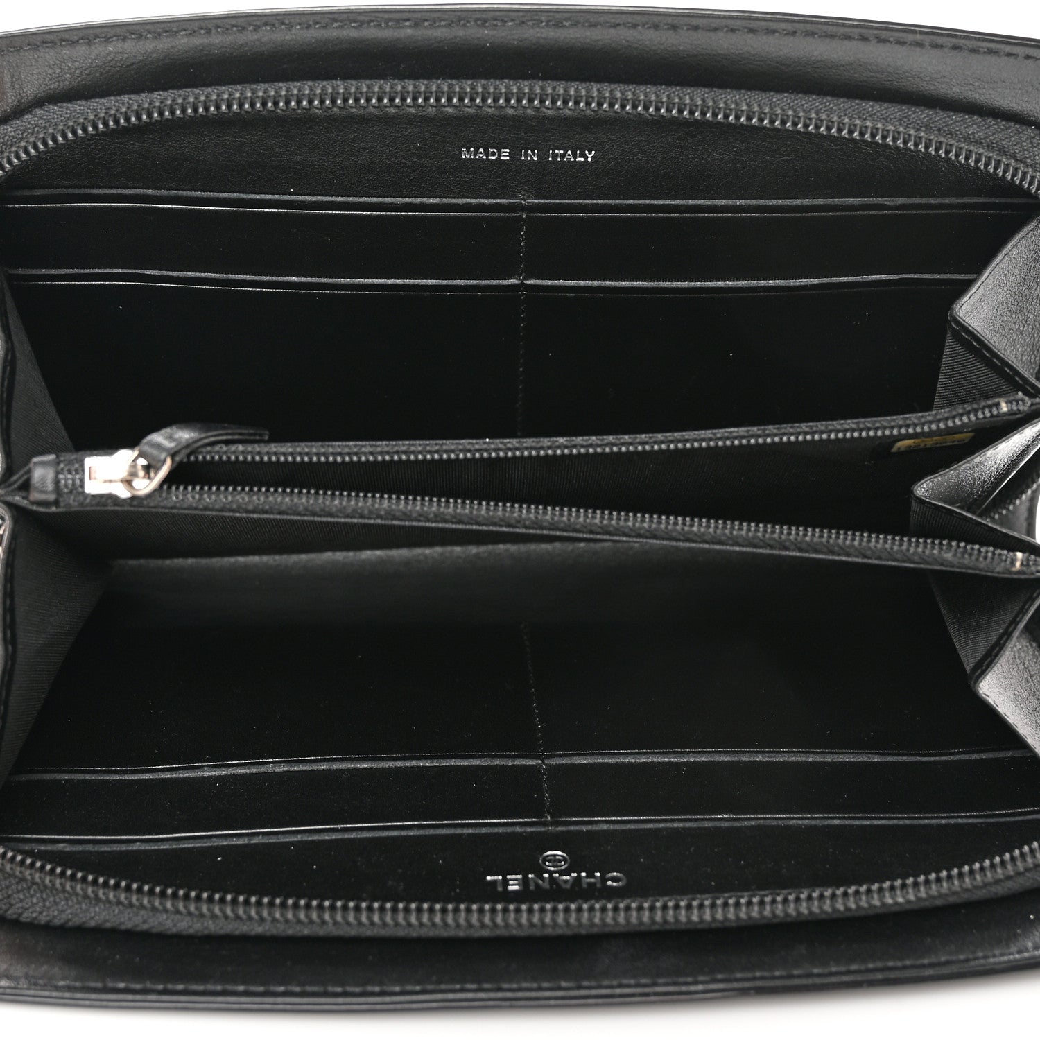 Chanel Patent Trousse Maquil Wallet Black 5 of 11