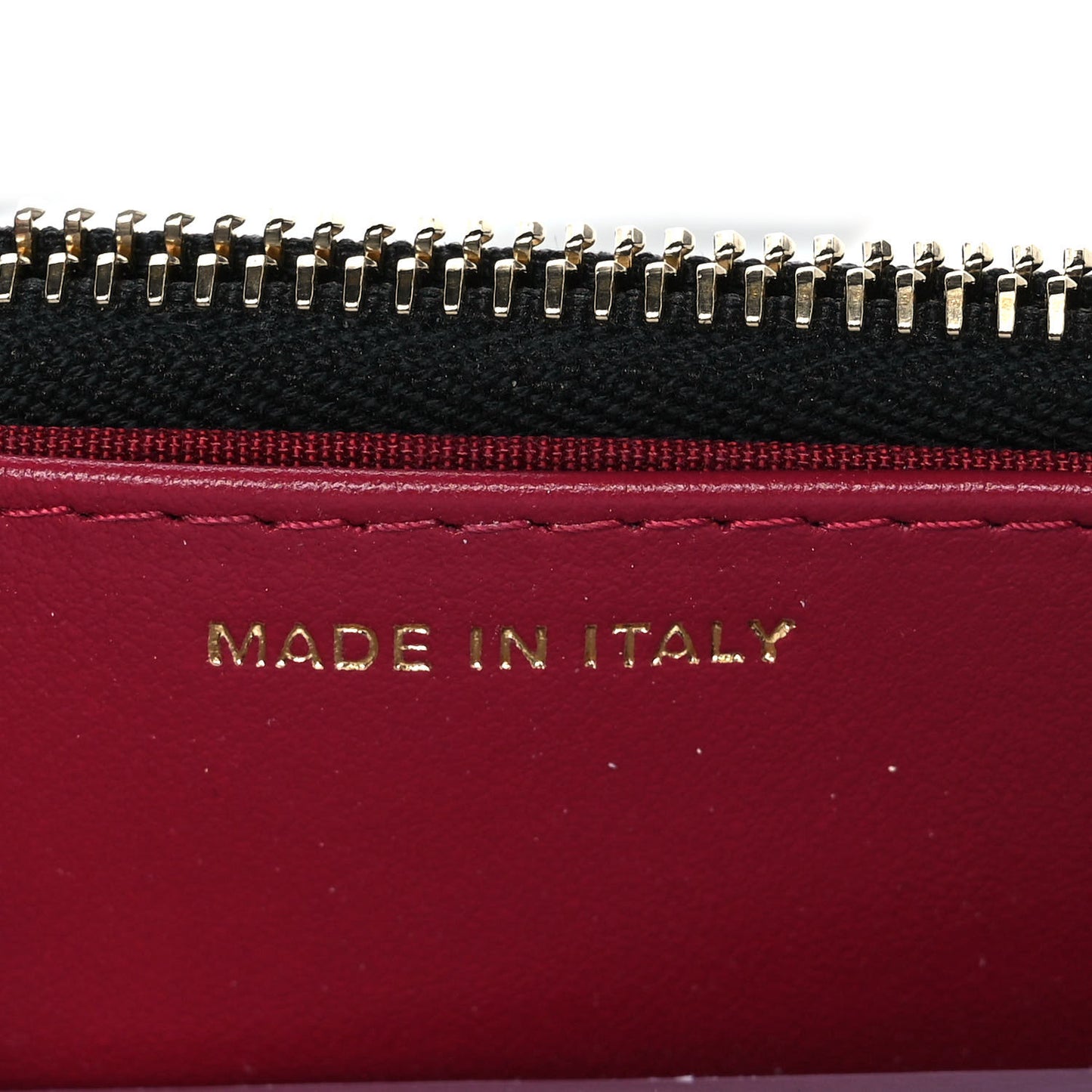 Calfskin Quilted Pearl Wallet On Chain WOC Black