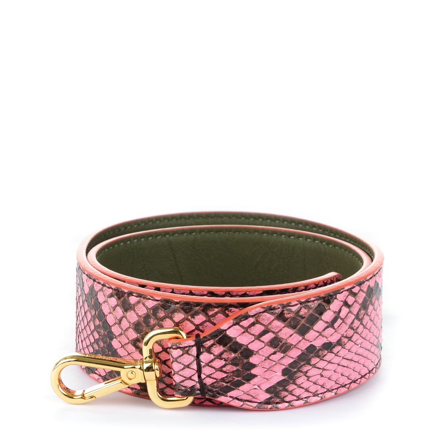 Fendi Shiny Python Vitello Dolce Strap You Lollypop Equatore 1 of 4