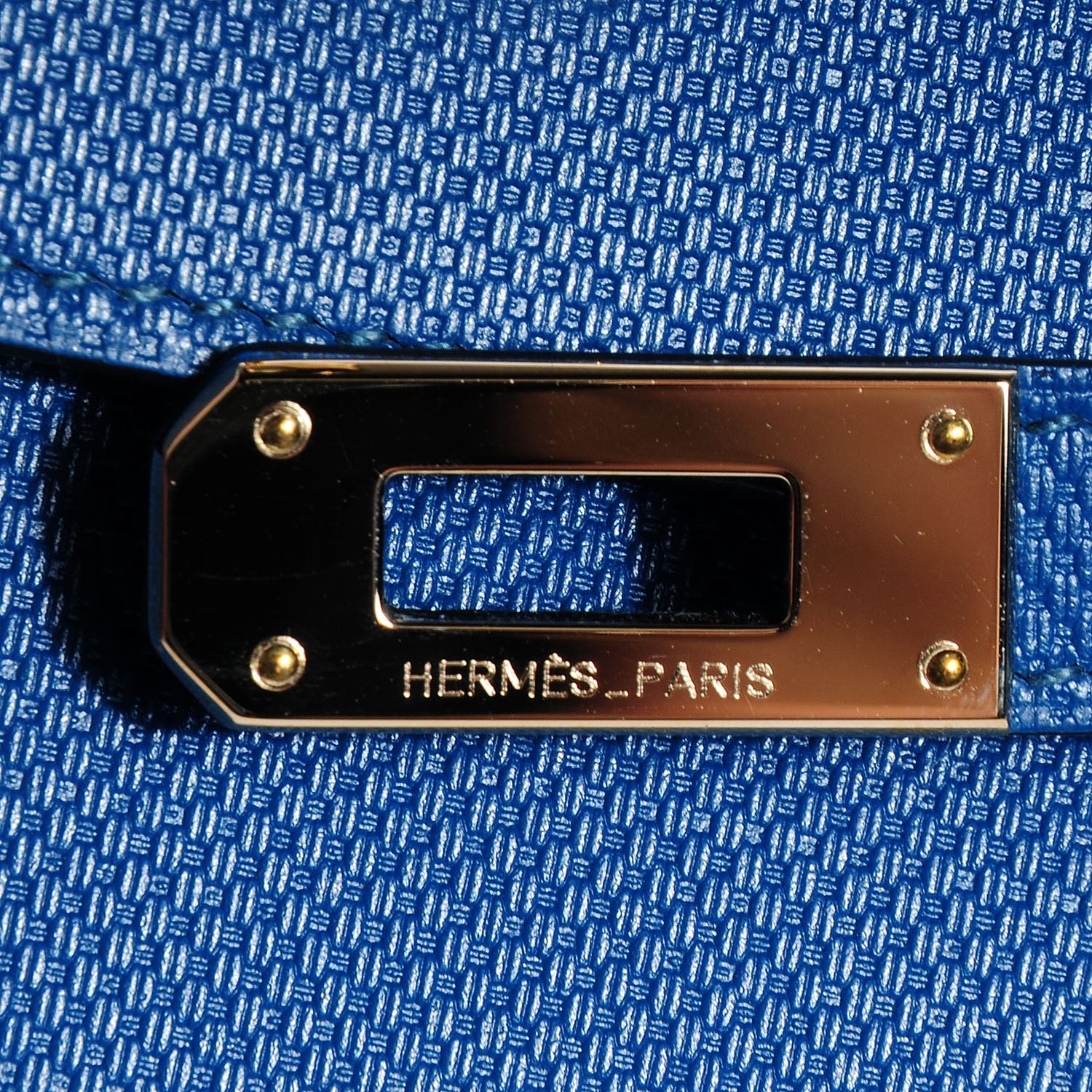 Hermes Grain d'H Kelly Longue Wallet Bleu De Galice 8 of 18