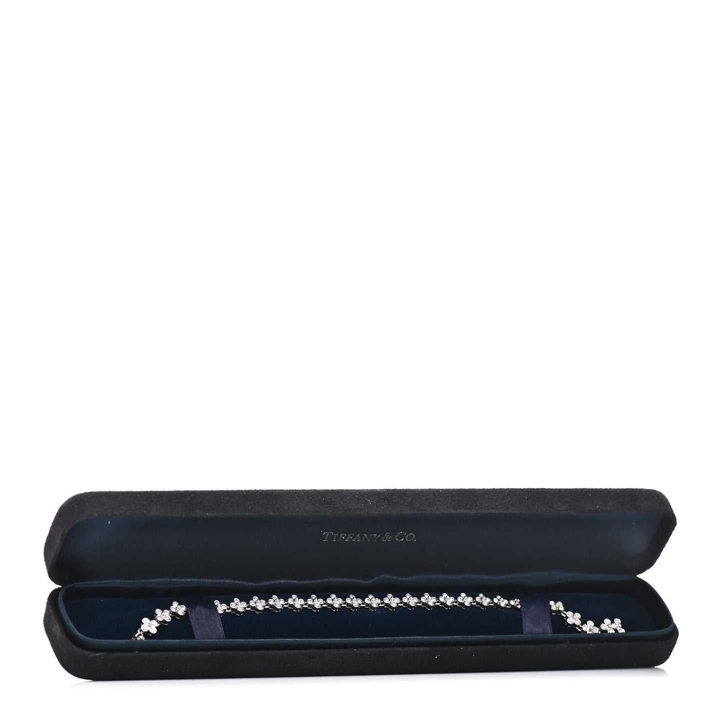 Platinum Diamond Lace Tennis Bracelet