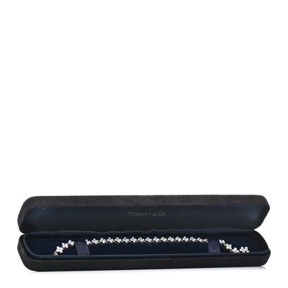 Tiffany Platinum Diamond Lace Tennis Bracelet 5 of 5