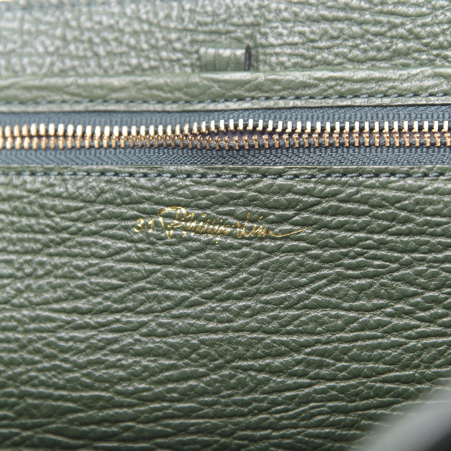3.1 Textured Calfskin Large Pashli Satchel Jade
