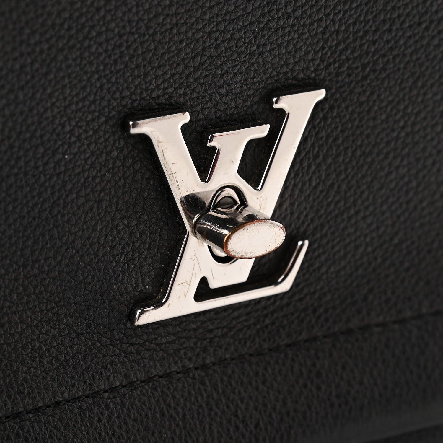 Louis Vuitton Soft Calfskin Lockme II Top Handle Black 12 of 15