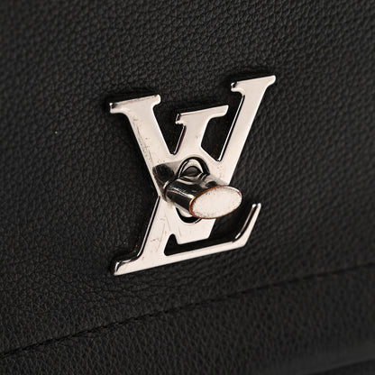 Louis Vuitton Soft Calfskin Lockme II Top Handle Black 12 of 15