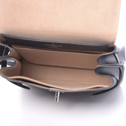 Louis Vuitton Calfskin Lockme Ever BB Black 5 of 13