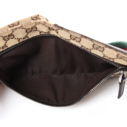 Gucci GG Monogram Double Pocket Belt Bag Dark Brown 4 of 11